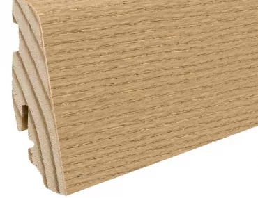 Veneered skirting oak light oiled 409733