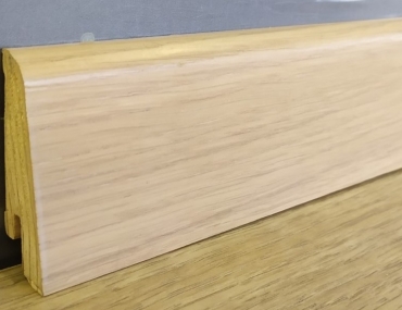 Veneered skirting, bleached oak 6015