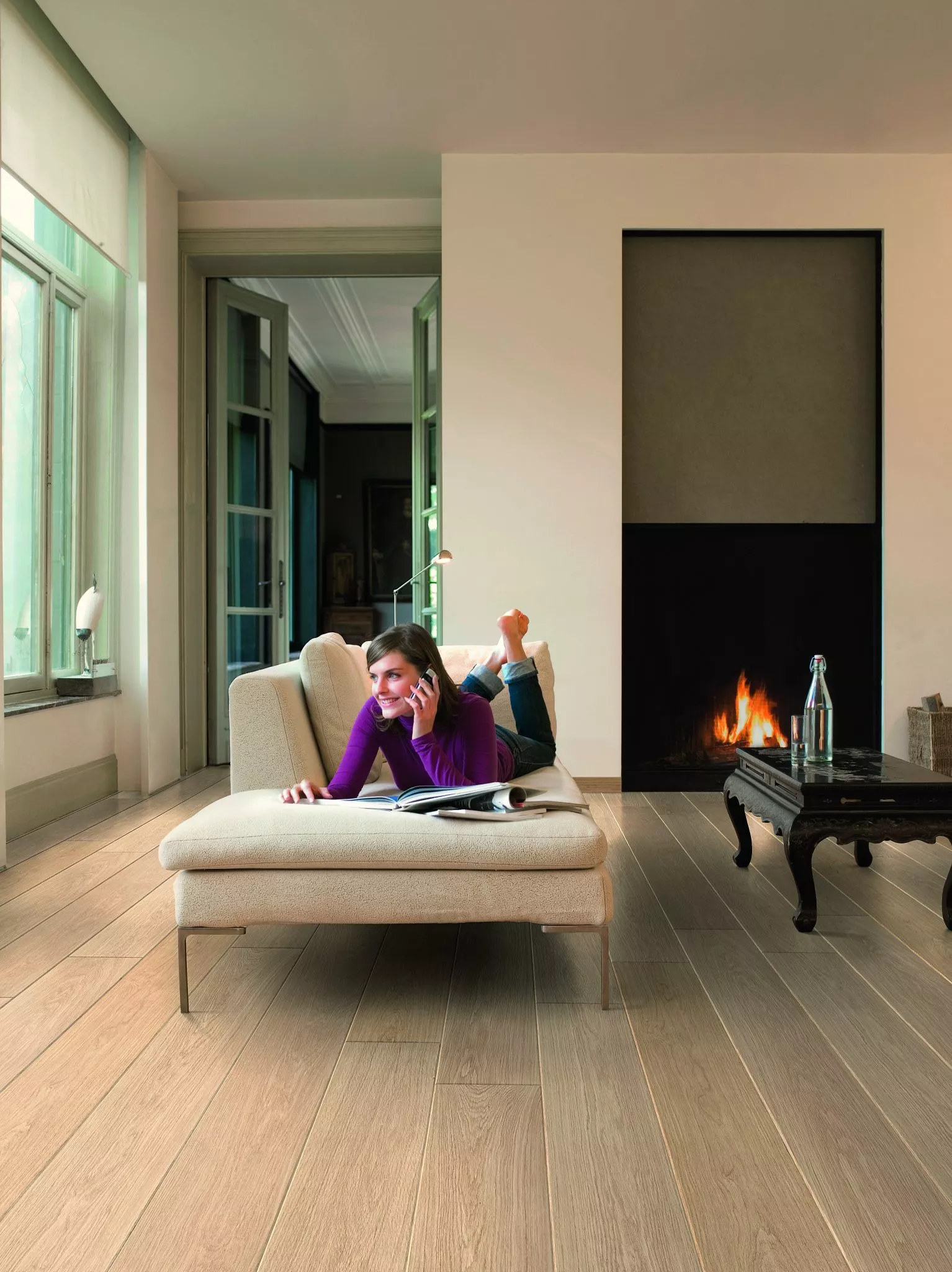 Quick-Step laminate Largo White varnished oak LPU1283 Class 32 