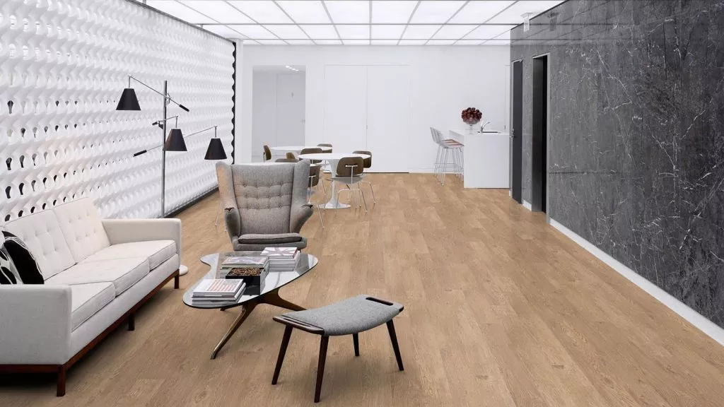 Vinyl floor Wicanders Hydrocork Castle Oak Raffia B5P0001