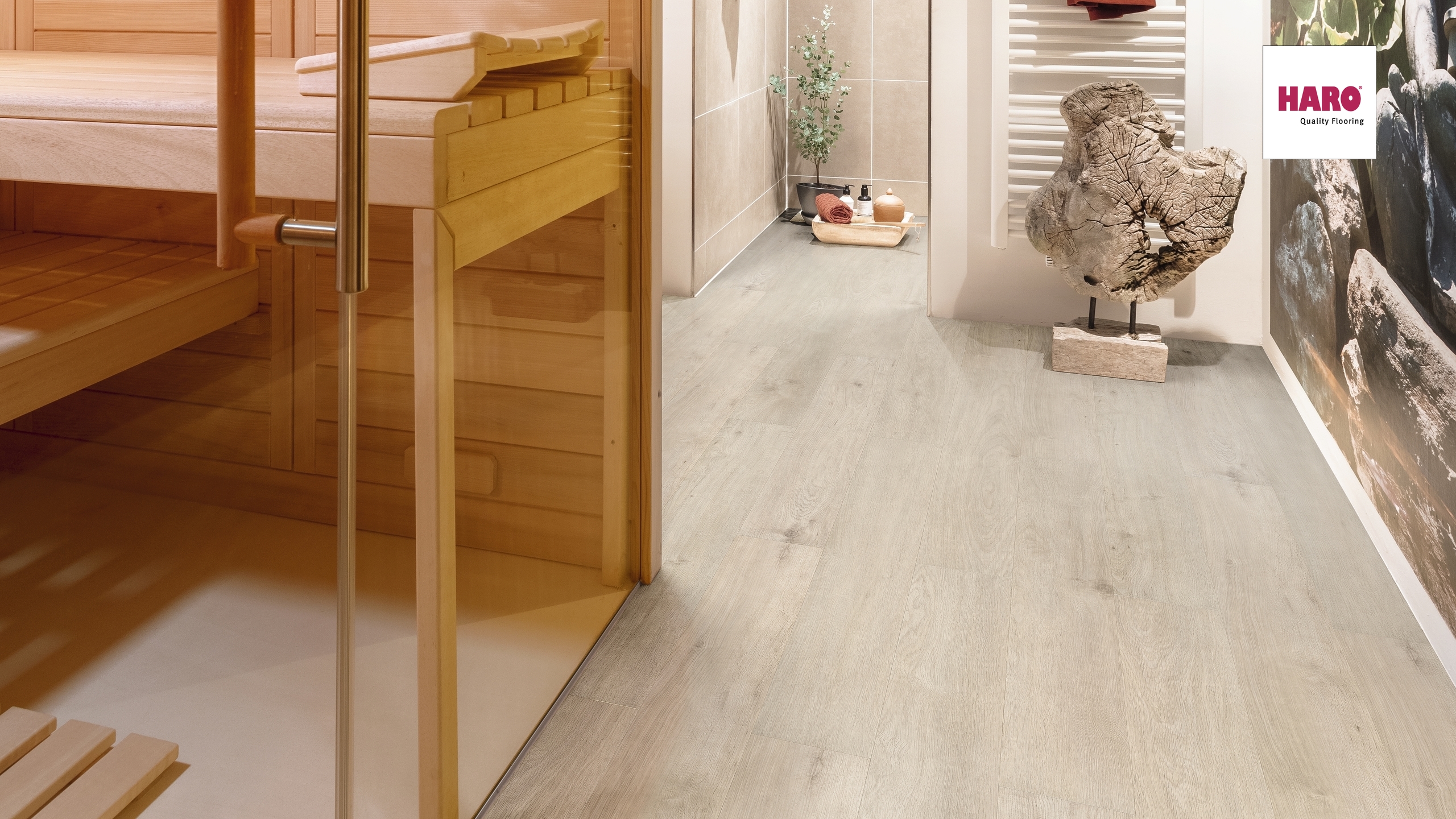 Laminate HARO Oak Sicilia White Aqua 537368