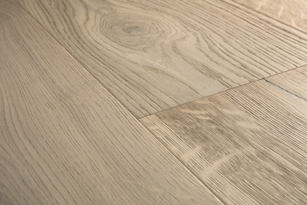 Three-layer parquet Quick-Step White daisy oak extra matt MAS5102S