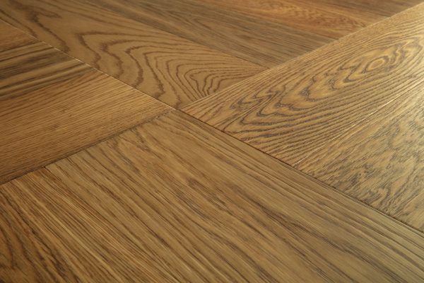 Three-layer parquet Quick-Step Disegno Cinnamon raw oak extra matt DIS4979S Structure Tiles