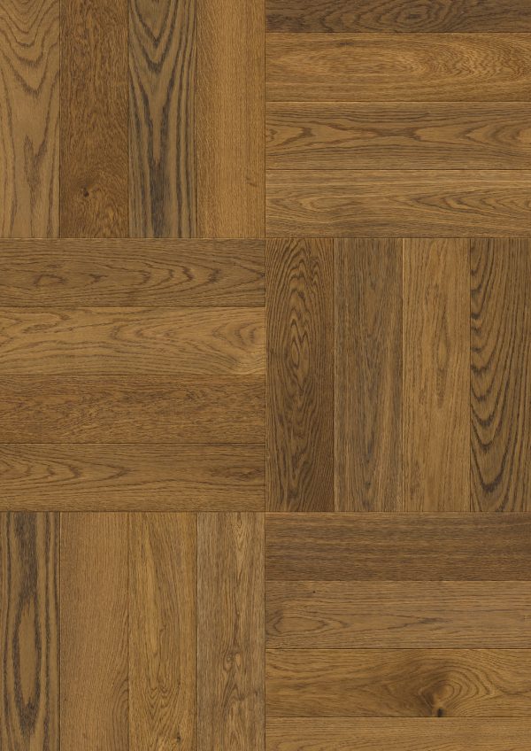 Three-layer parquet Quick-Step Disegno Cinnamon raw oak extra matt DIS4979S Topshot Tiles
