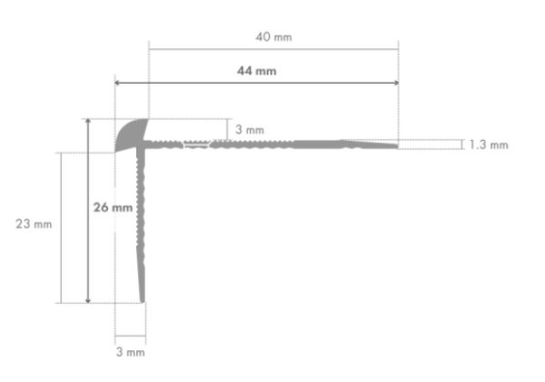Step outer profile for Quick-Step adhesive vinyl floors - Image 3