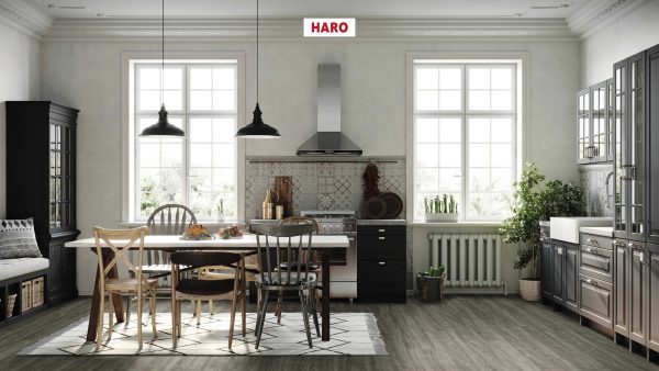 Lamināts HARO Oak Eleganza Antique Grey GranVia Aqua - Attēls 2