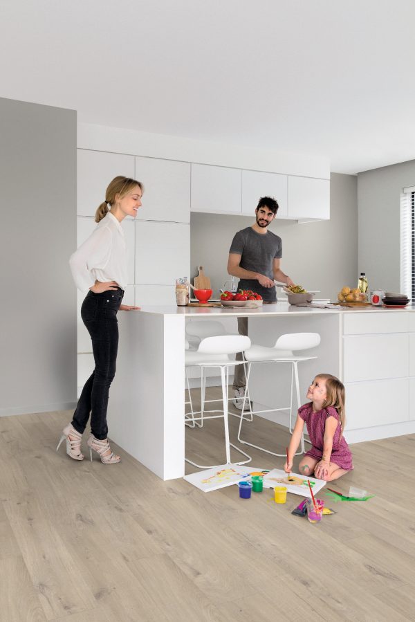 Vinila grīda Quick-Step Bloom Cotton oak beige AVMPU40103