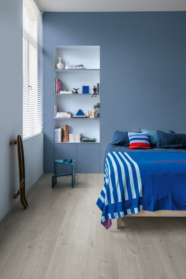Vinyl flooring Quick-Step Bloom Cotton oak cold grey AVMPU40201