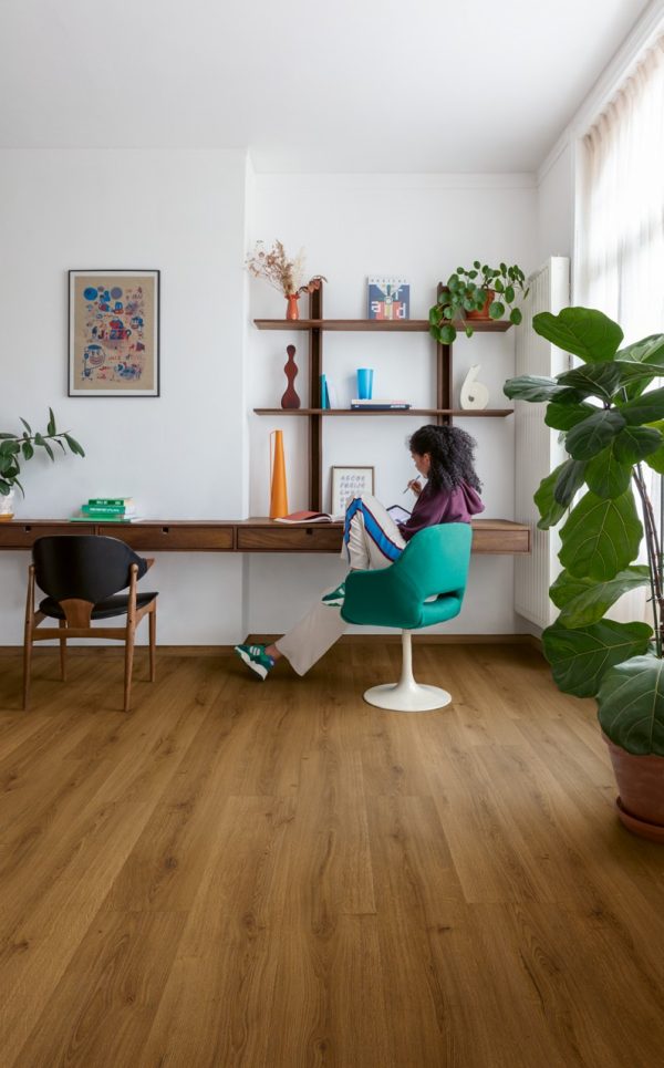 Vinyl flooring Quick-Step Bloom Botanic caramel oak AVMPU40315