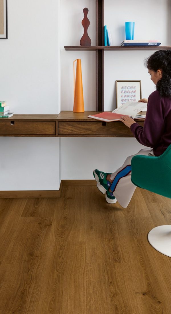 Vinyl flooring Quick-Step Bloom Botanic caramel oak AVMPU40315
