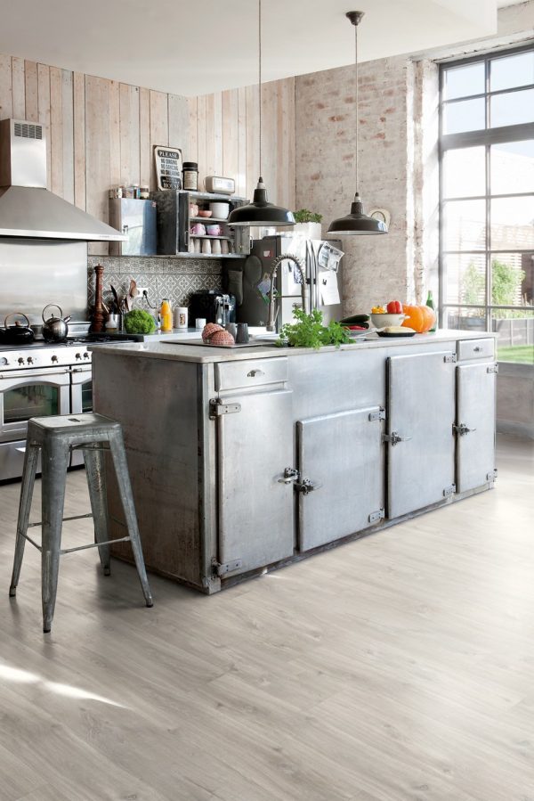 Vinila grīda Quick-Step Blos Canyon oak grey with saw cuts AVSPU40030