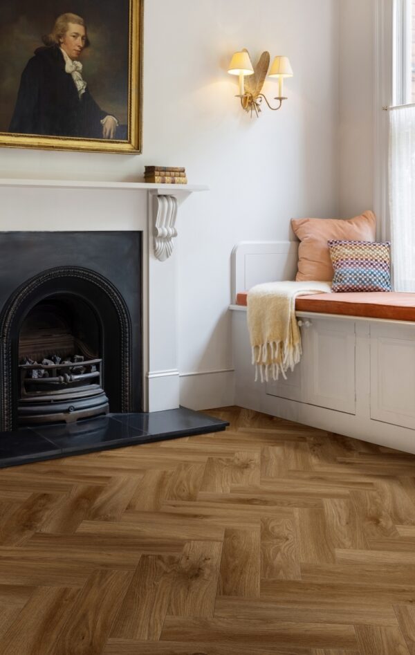 Vinila grīda Moduleo Roots Herringbone Roots Sierra Oak 58876